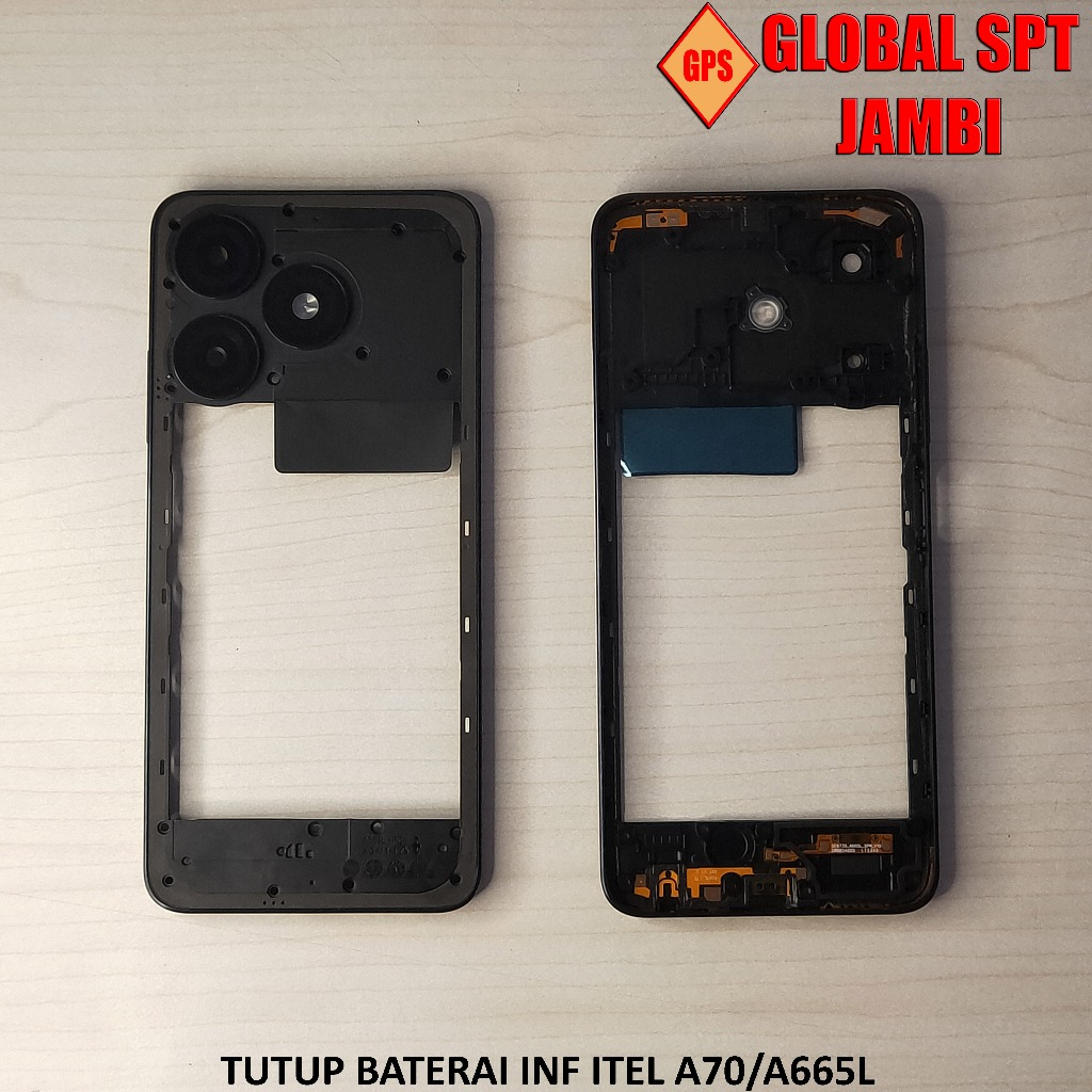 TUTUP BATERAI INFINIX ITEL A70 / A665L / BEZEL BATERAI / TUTUP BATRE / TUTUP MESIN