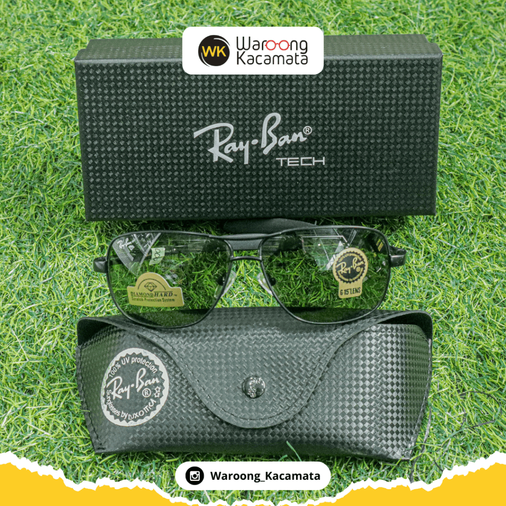 Waroong Kacamata - Kacamata Sunglasses Elegant Mewah RB8070 Keren Fashion Gaya