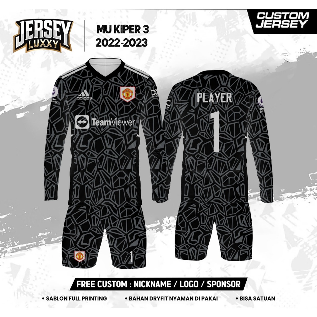 jersey MU KIIPER 3 2022-2023 Free Custom nama dan nomor untuk dewasa dan anak - anak