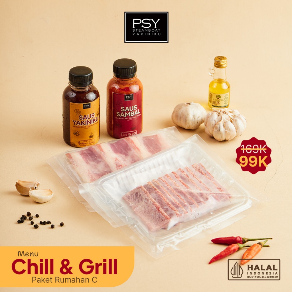 

PAKET BBQ/GRILL RUMAHAN C|BEEFSLICE SHORTPLATE|WAGYU MELTIQUE|SAIKORO