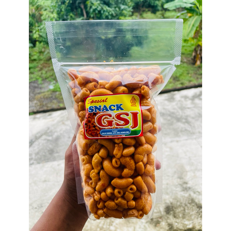 

cemilan makaroni pedas manis Daun jeruk - makanan Ringan