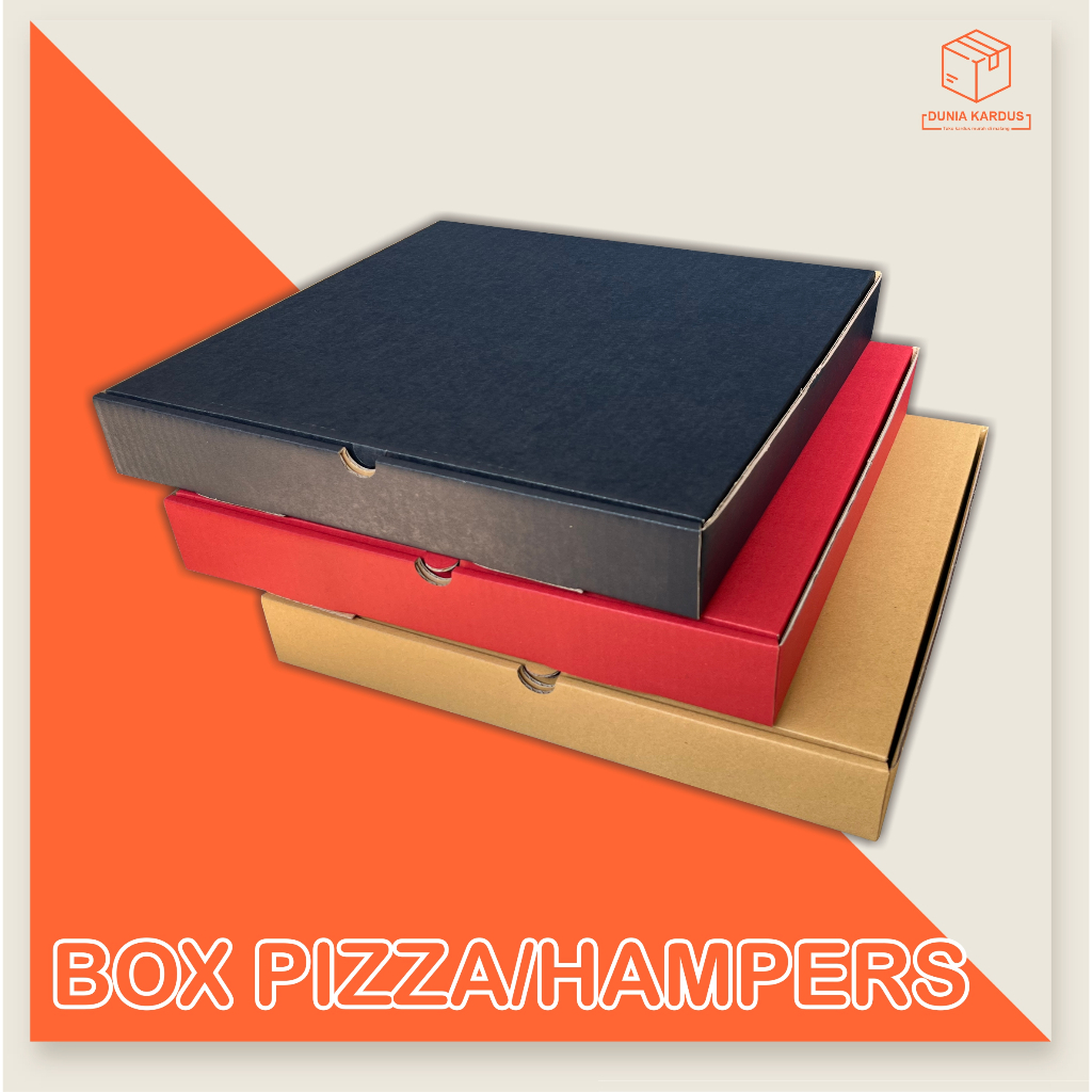 

Box Pizza/hampers 36x36x5 cm |PIZZA POLOS | BOX HAMPERS | BOX PACKING | BOX KADO | BOX PIZZA | BOX SOUVENIR |KEMASAN