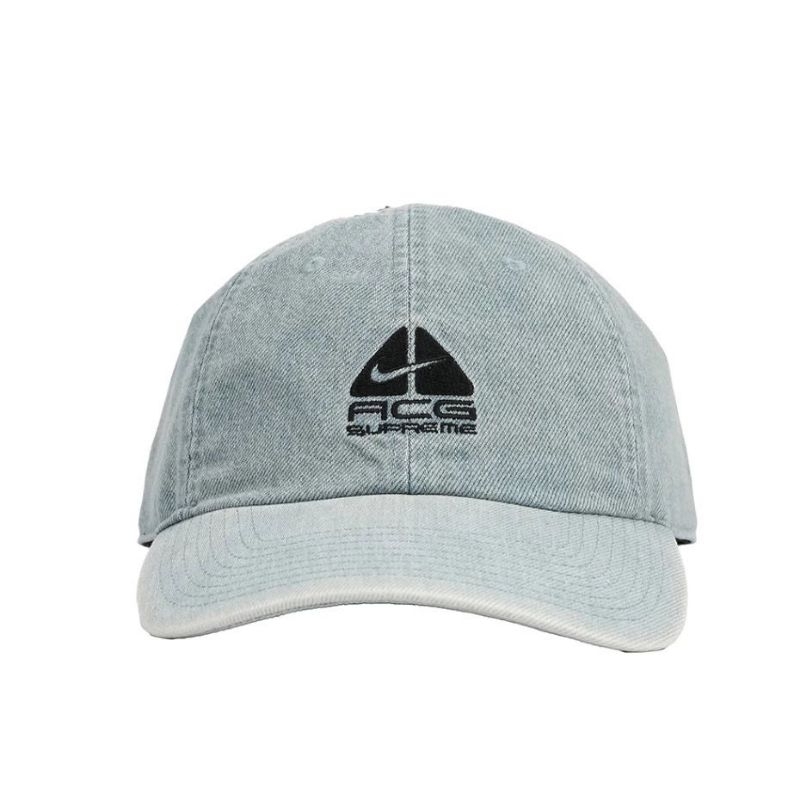 ￼Supreme x Nike ACG Denim 6 Panel Washed Blue Cap