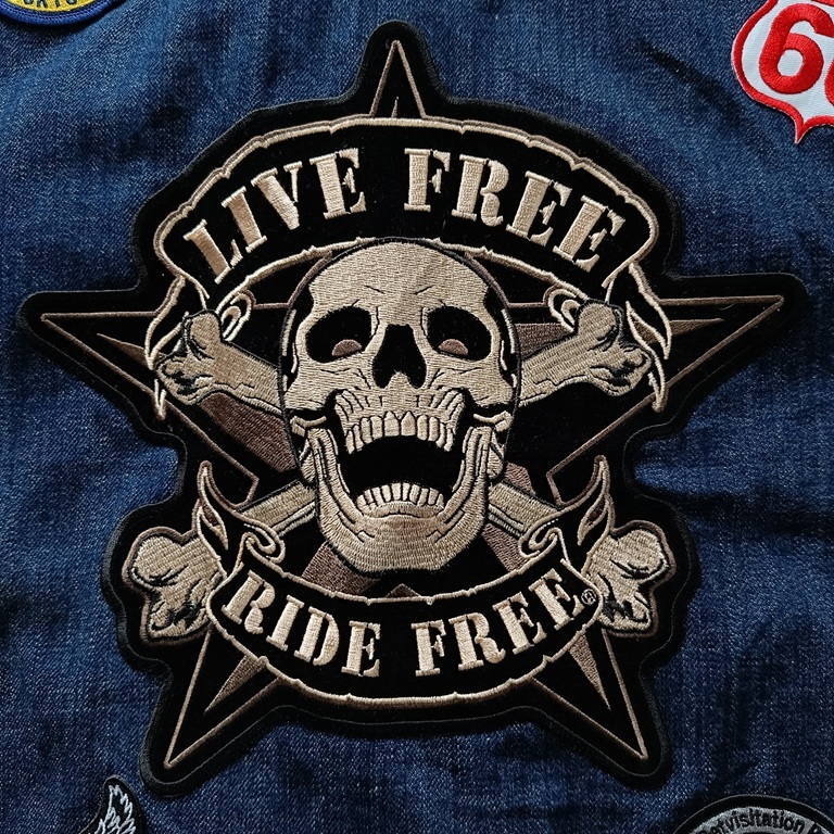 KADOYA Vest Denim full patch L