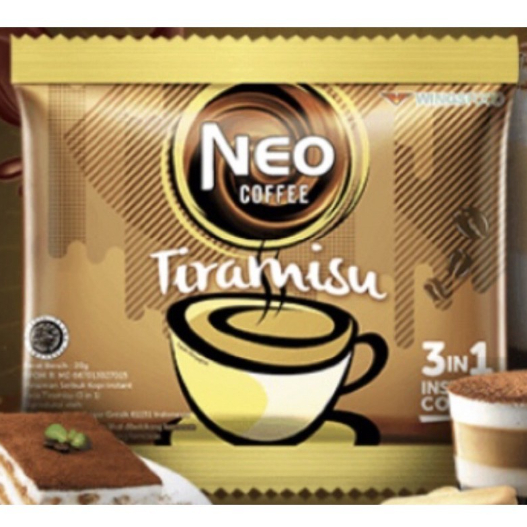 

Neo Coffee 3 in 1 Kopi Instant Tiramisu 10pcs/20g