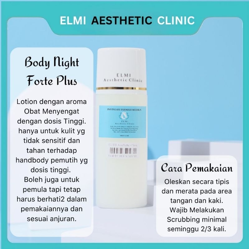 ELMI | FORTE PLUS | LOTION MALAM FORTE PLUS | DR WIDYA | DR WIDYARINI | LOTION FORTE PLUS DR WIDYARI