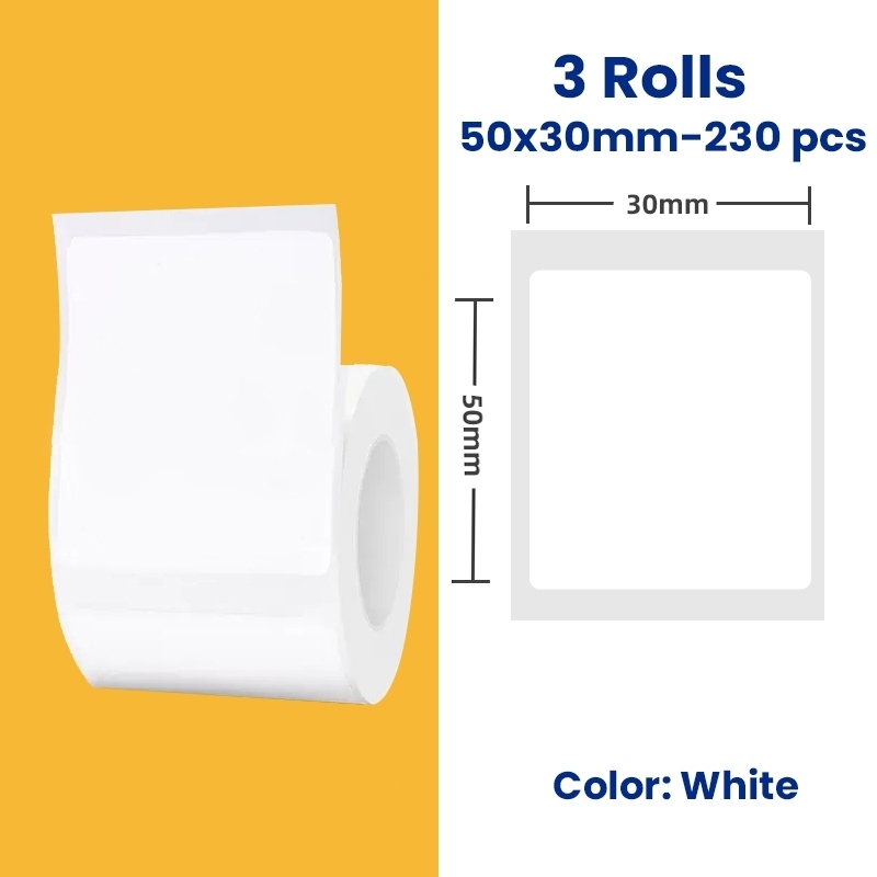 

Roll Label Sticker for Price Tags, Barcodes, File Folders, Organizers for Office, and Home Use
