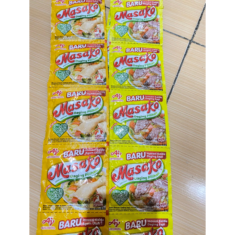 

masako renceng isi 12 sachet