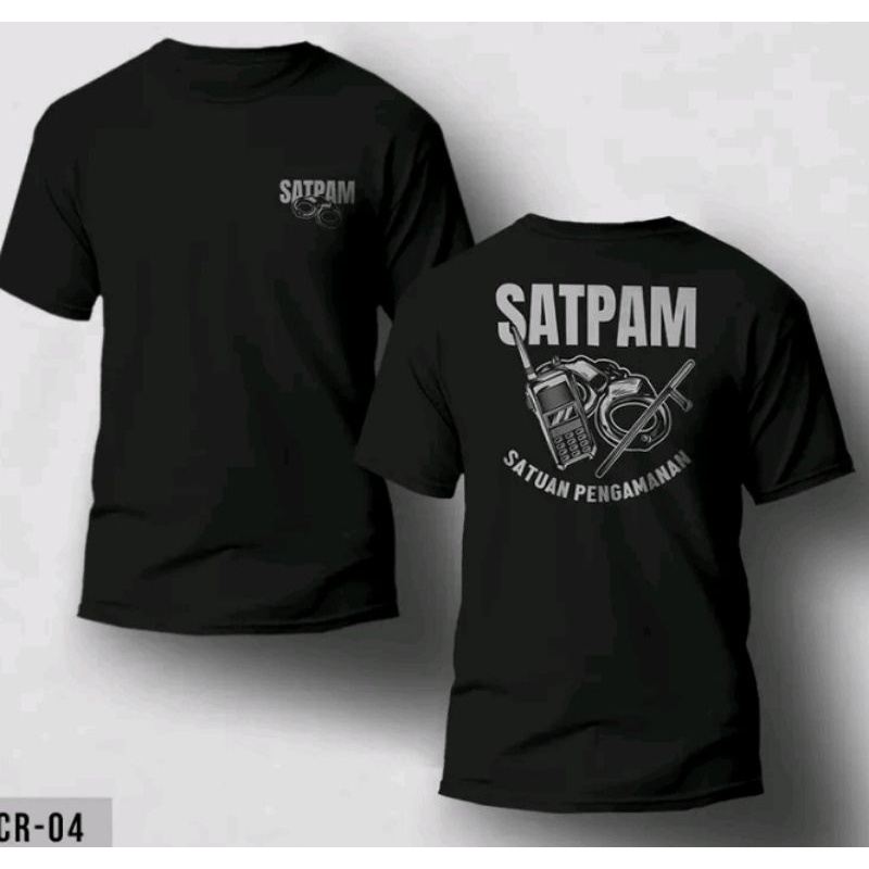 KAOS SATPAM SATUAN PENGAMANAN MOTIF BORGOL