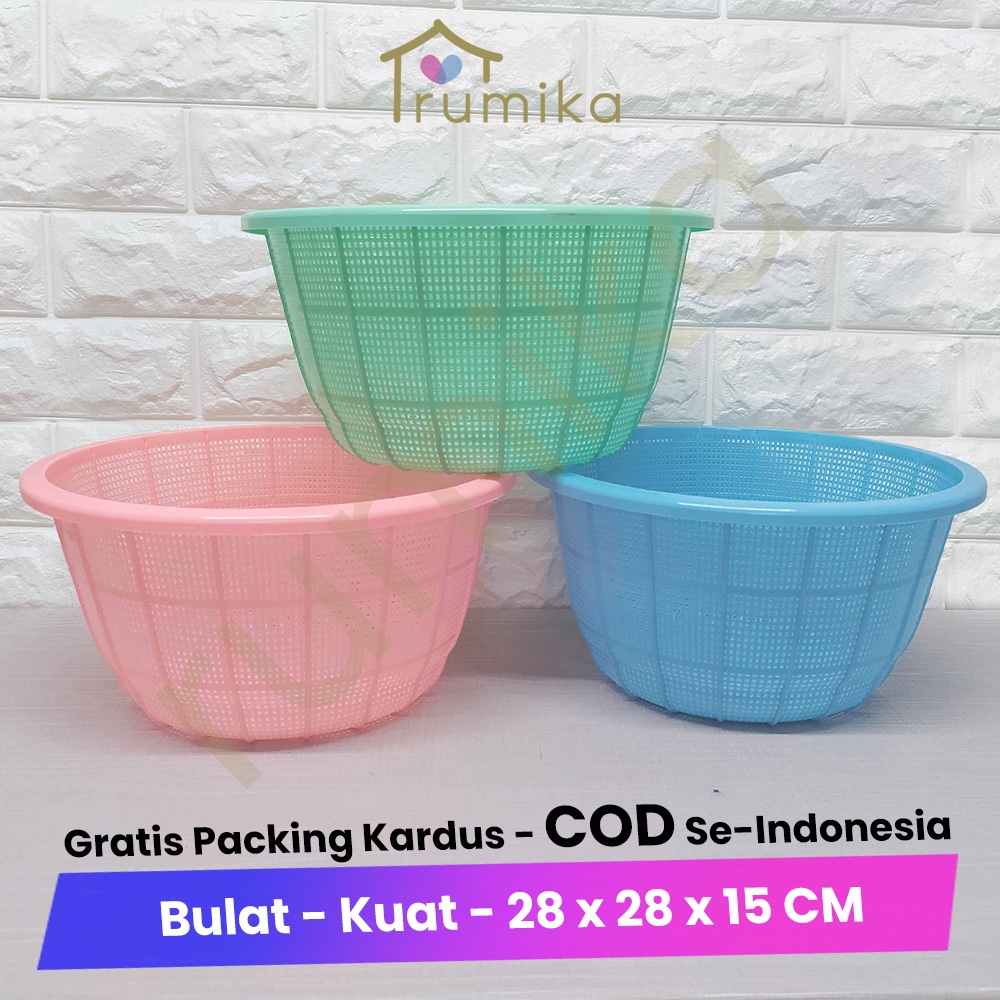 Keranjang Wakul Plastik / Wakul Cengkeh - Wakul Selametan 28 CM