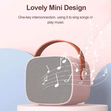 BIG PROMO [COD] Speaker Bluetooth Karaoke 2 Microphone Set Salon Bluetooth Speaker Karaoke Mini