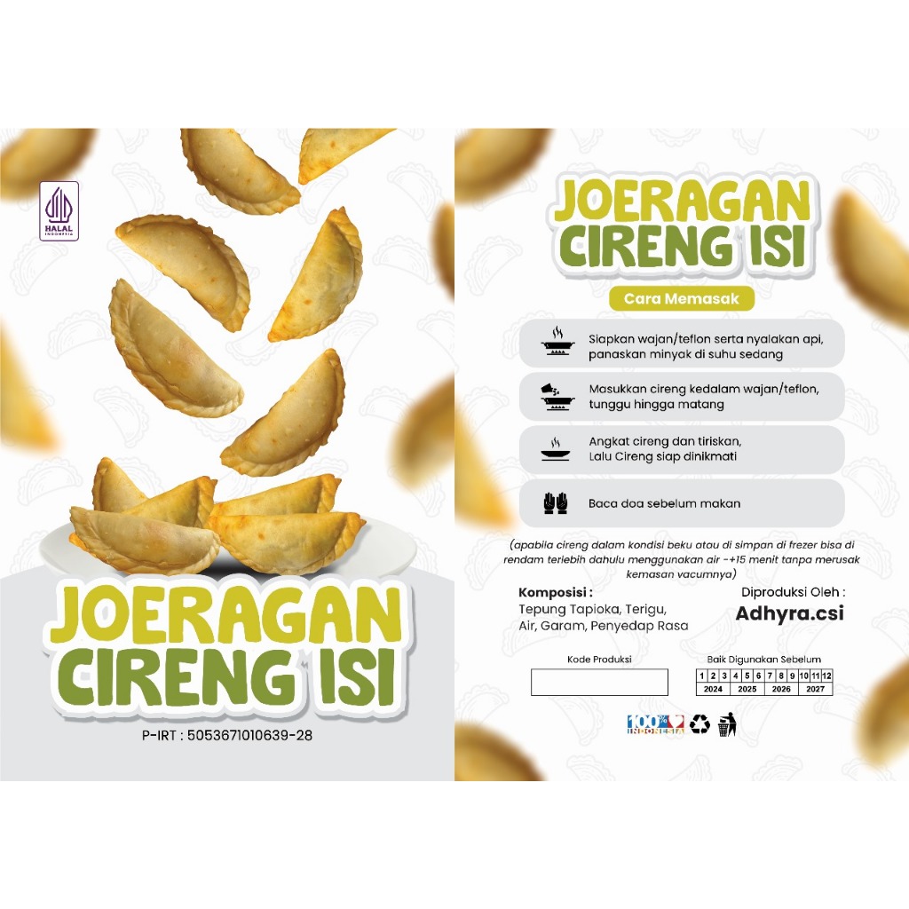 

cireng isi ayam suwir original adhyra csi