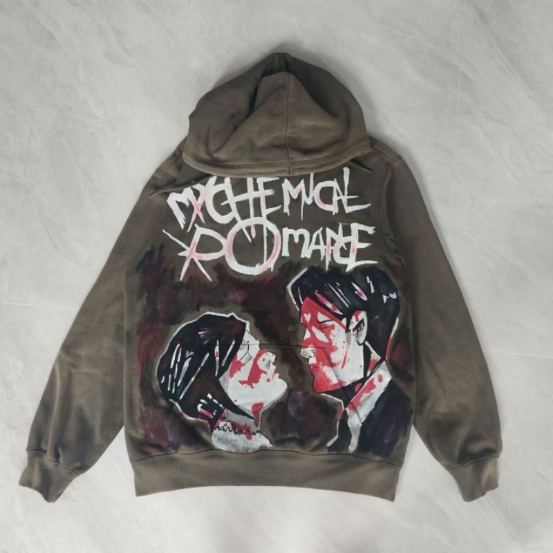 Hoodie Handpainted My Chemical Romance -helena 1/1