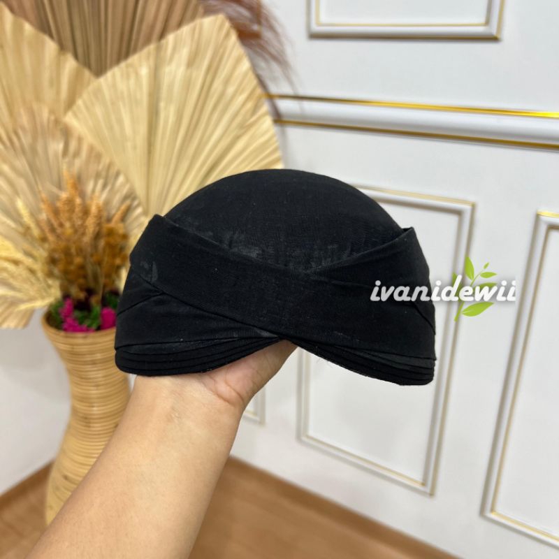 Blangkon Solo - Hitam Polos