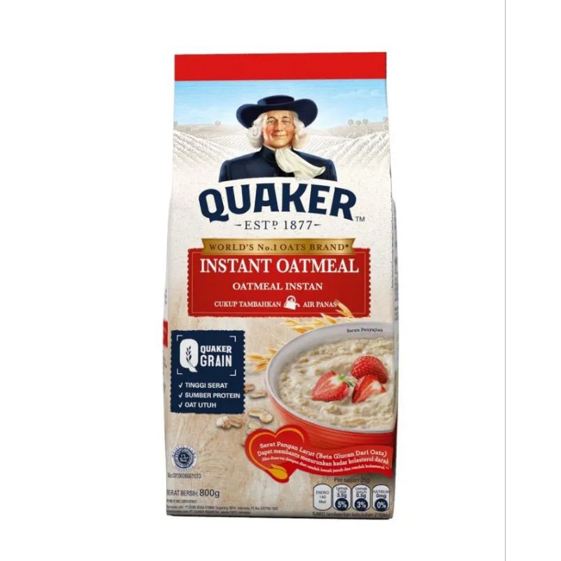 

quaker oats instans bag 800g