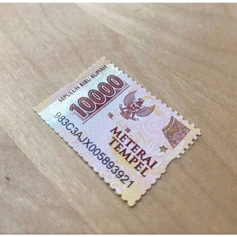 

Materai 10000 Asli Pos Indonesia Meterai Matrai Perangko