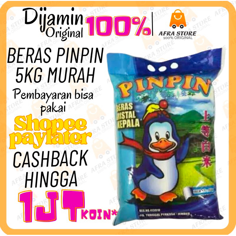 

Beras pinpin 5kg murah promo area surabaya (INSTANT) PREMIUM