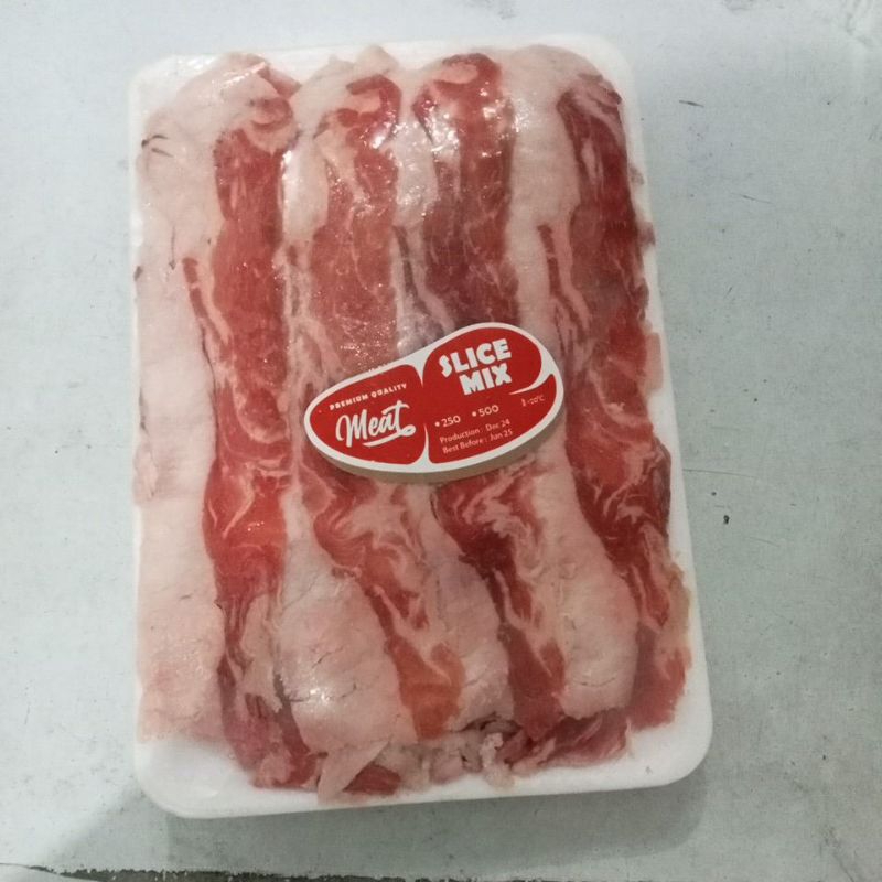 

daging slice mix fat 500 gram(KHUSUS INSTAN SAJA)