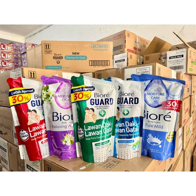 Biore 800 ml sabun mandi cair