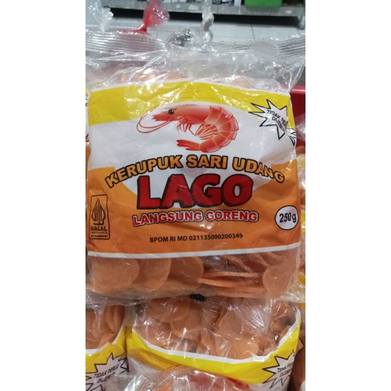 

krupuk Lago rasa udang 250g