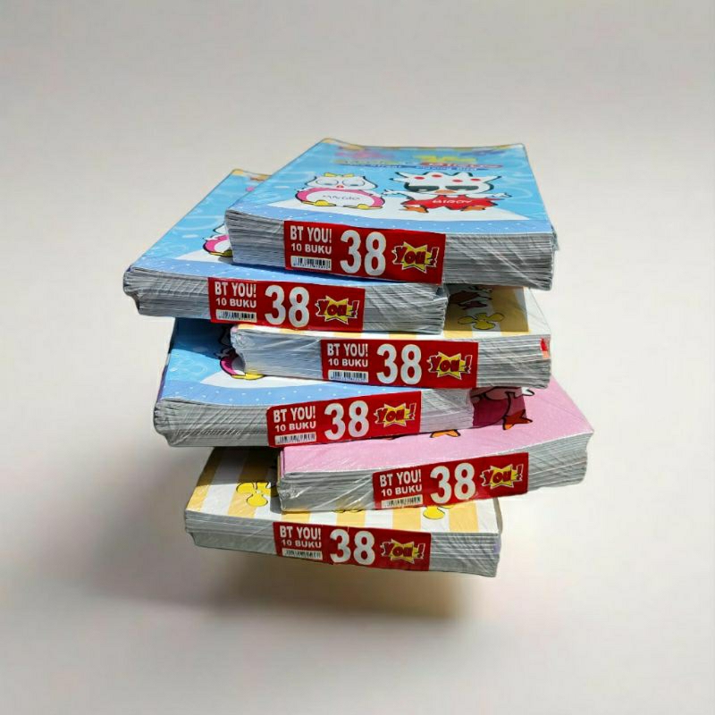 

TERMURAH [10 PCS ] BUKU TULIS YOU! ISI 38 LBR