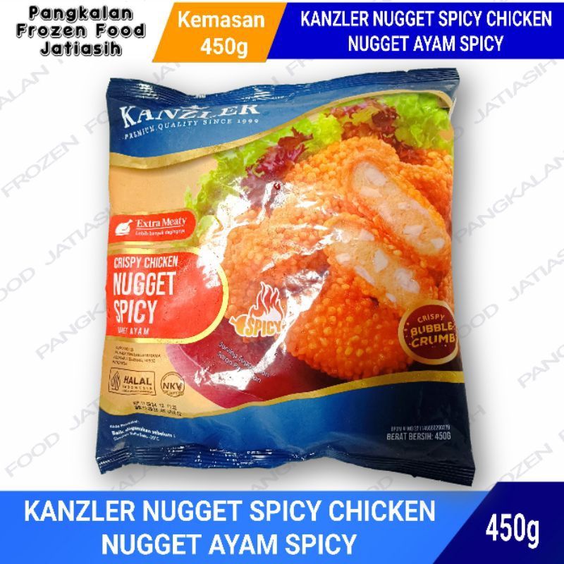 

Kanzler Crispy Chicken Nugget I Crispy Chicken Nugget Spicy I 450gr