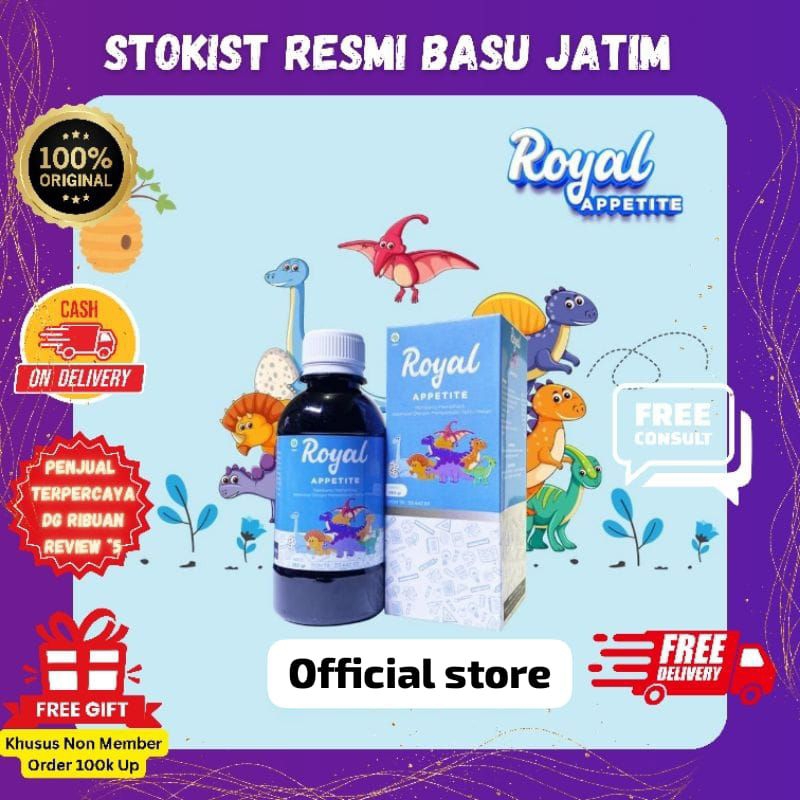 

(free Gift) MADU ROYAL APPETITE penafsu makan anak dan dewasa