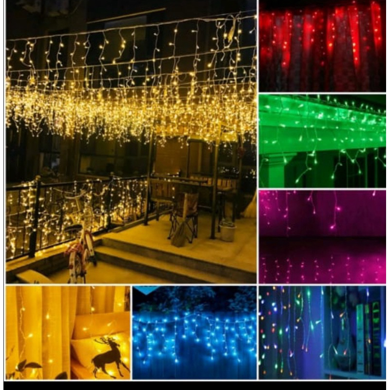 Lampu LED Tirai /Lampu Tumbler Tirai/Lampu Dekorasi Tirai