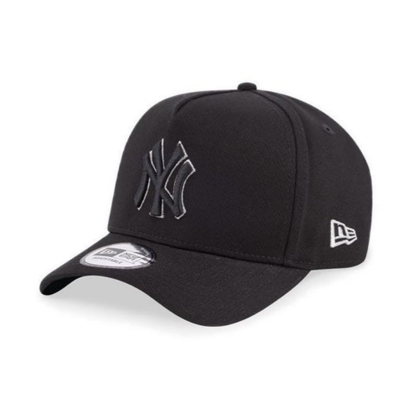 Topi New Era Cap New York Yankees Silver Outline Type K Frame 9Forty Adjustable Original