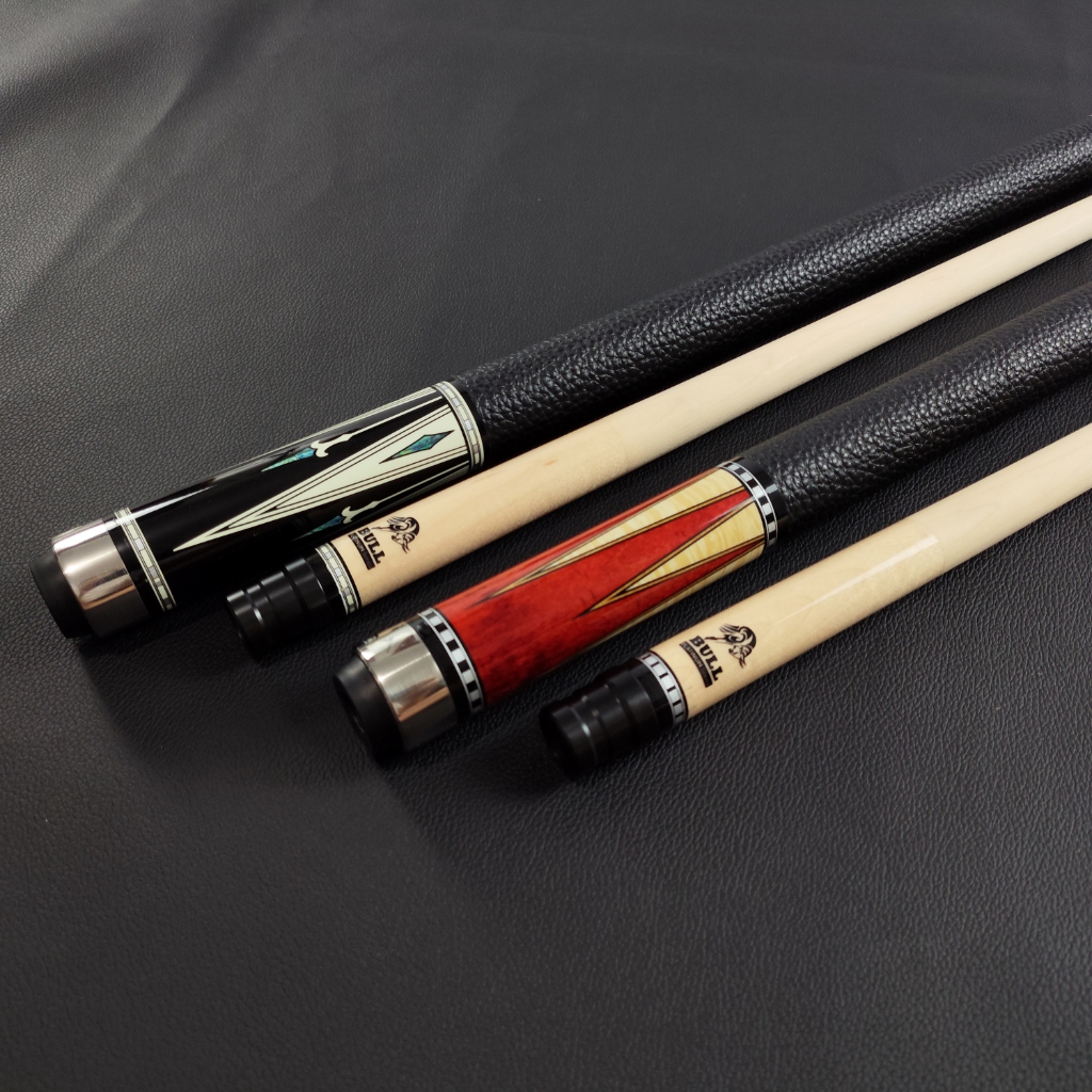Stick Billiard BULL AK Series Leather Grip 12.5mm by #F*RY# maple Shaft kualitas terbaik
