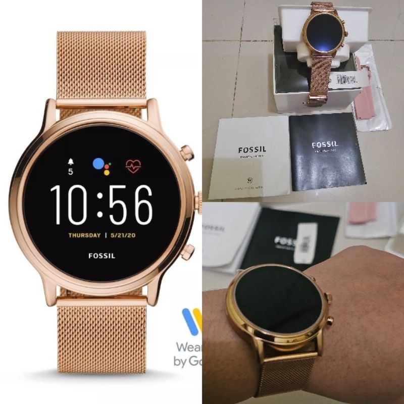 Preloved Gen 5 F*ossil Julianna HR RoseGold FTW6062 Smartwatch Authentic Nego Tipis Masih Bagus. Kel
