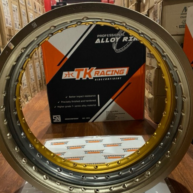VELG ORIGINAL TK JAPAN EXCEL 160 X 17 WARNA BRONZE / TITANIUM / GOLD
