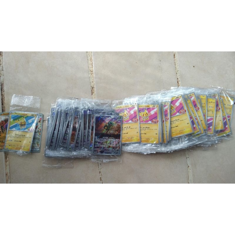 WTS Kartu Pokemon Pikachu Flower & OgerponPikachu Flower : 75 pcsOgerpon : 22 pcs