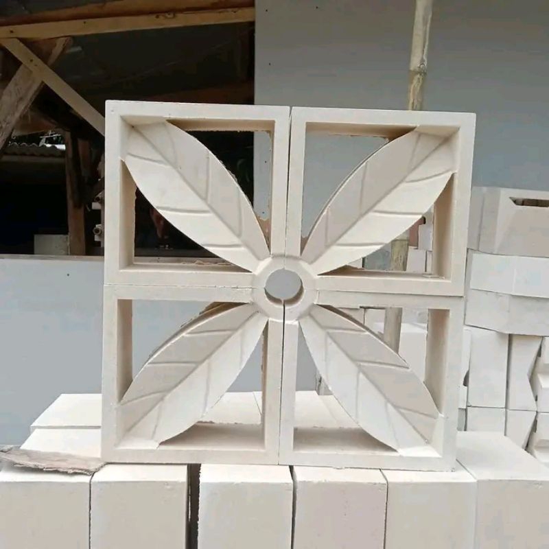 roster Beton minimalis motif daun new