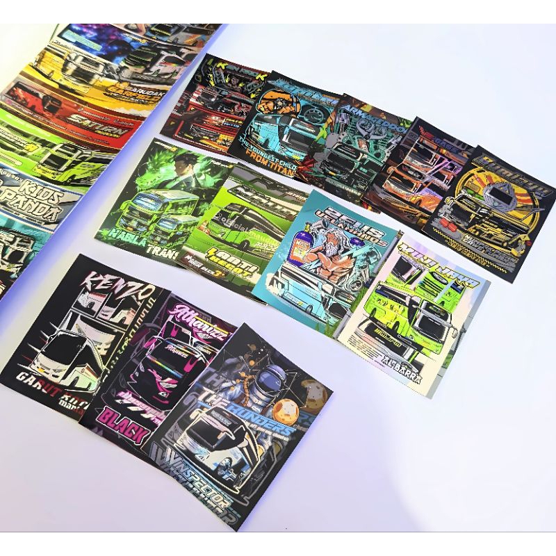 

Promo Paket Hemat Stiker Buss Asli Original Hologram 100 Stiker + Bonus