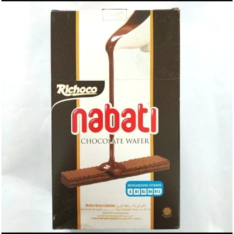 

Wafer Nabati Coklat Kemasan 1Pack isi 20pcs