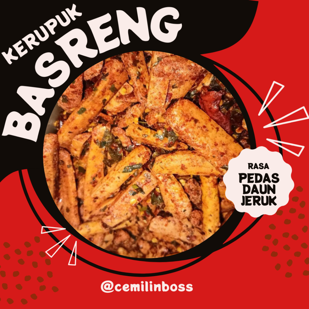 

Kerupuk Basreng Pedas Daun Jeruk