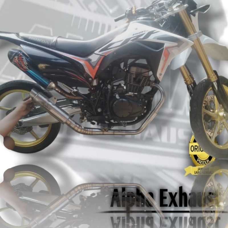 Leher Knalpot Crf klx D-Tracker Alpha Exhaust inlet 50