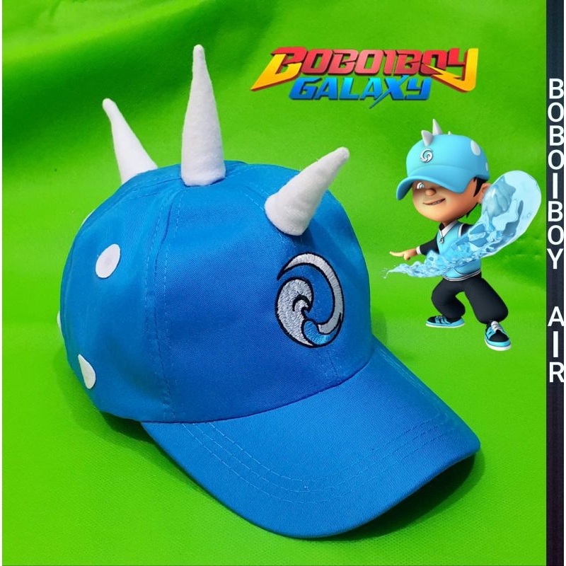Topi boboiboy air Topi anak boboiboy