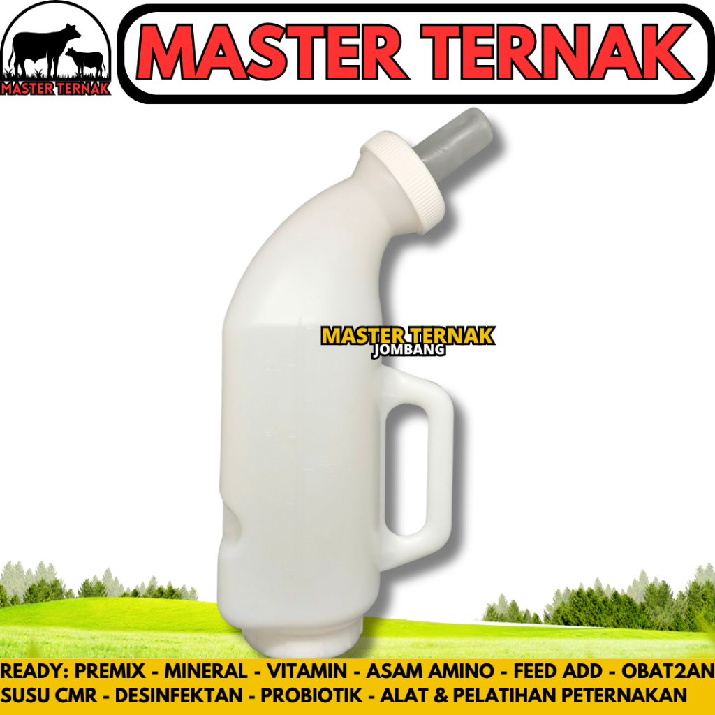 BOTOL DOT SAPI 2.5 LITER PUTIH - BOTOL DOT ANAK SAPI PEDET 2.5 LITER - DOT BERKUALITAS