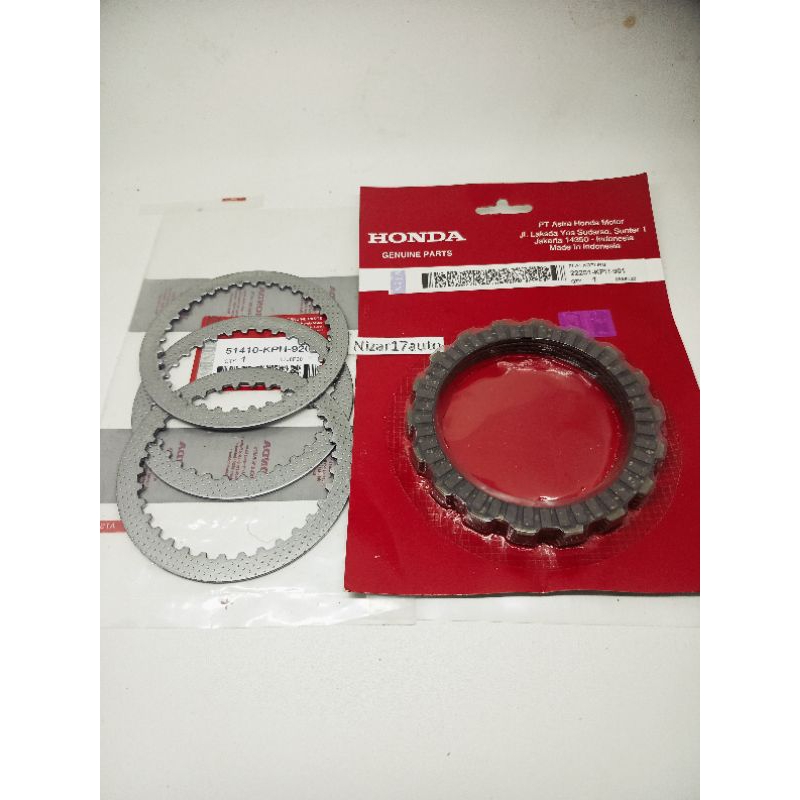 PLAT KOPLING PLUS PLAT GESEK KPH HONDA SUPRA X 125 KARISMA ORI