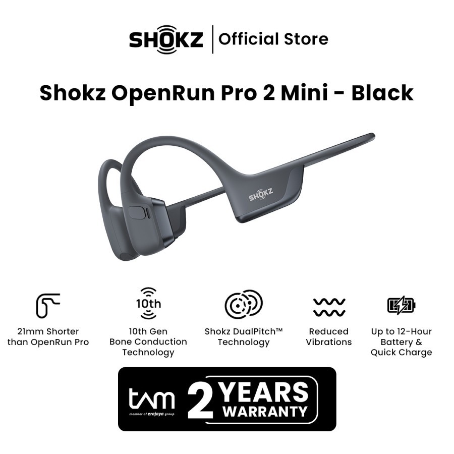 Shokz OpenRun Pro 2 Mini - Black