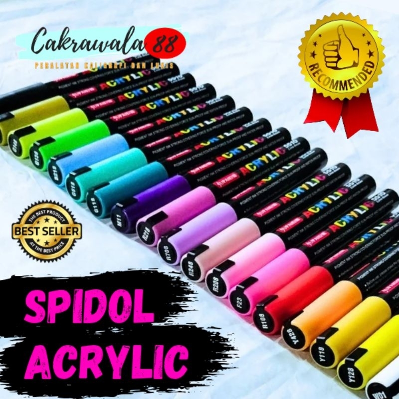 

Spidol Acrylic Ampuh (baca deskripsi)