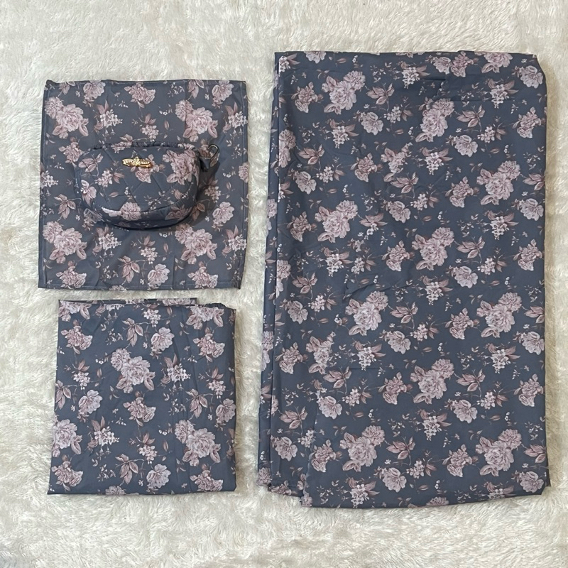 Canican Mukena Dewasa Silk Premium Tas Mini Parasut Korea Premium 2in1 / Mukena Travelling Super Min