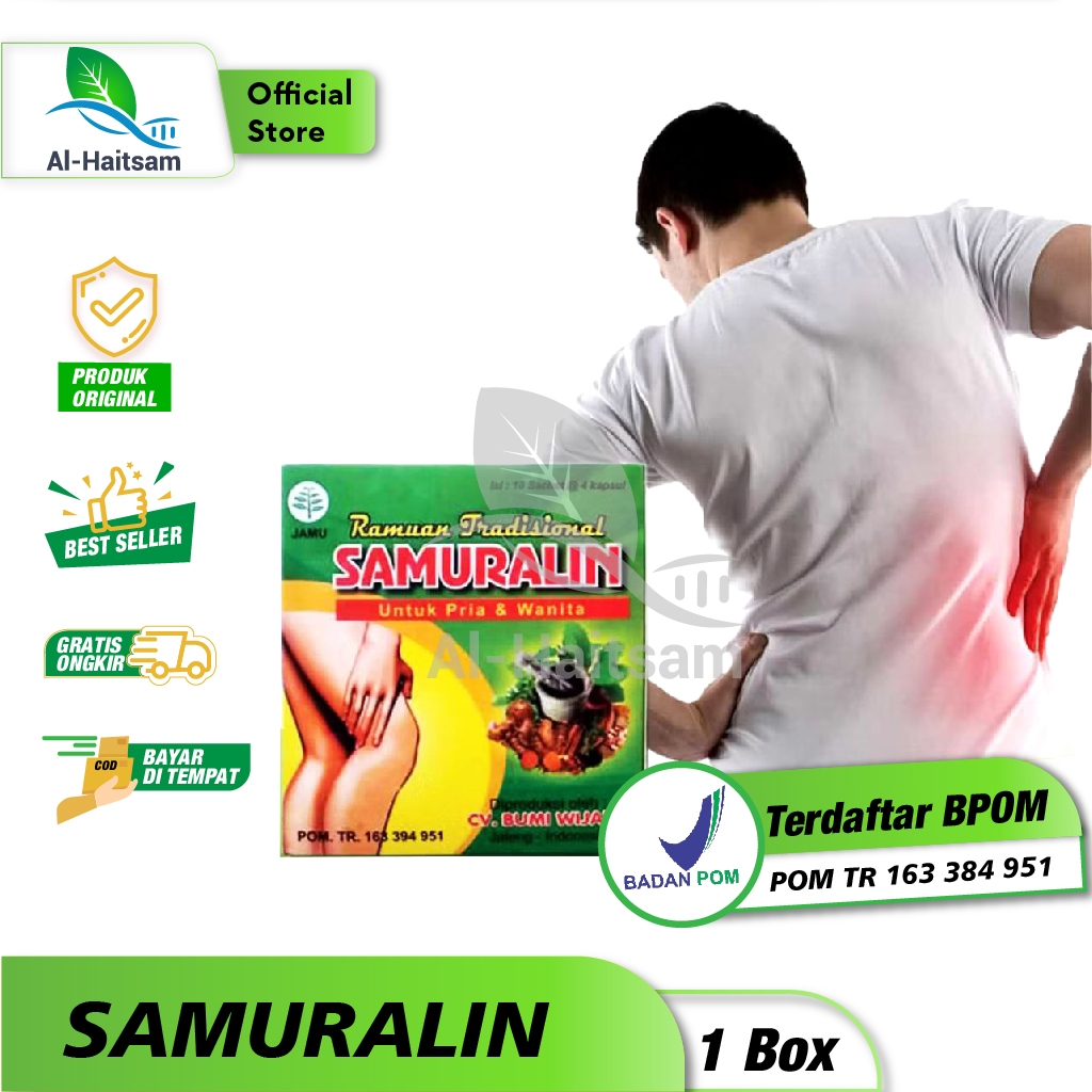 

Samuralin - Herbal Nyeri Sendi Pegal Linu Sakit Pinggang Kesemutan Asam Urat Reumatik Otot Kejepit