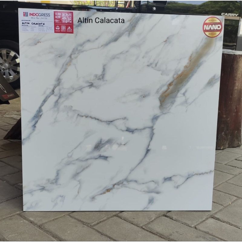 Granit lantai 80x80 indogres Altin calacata