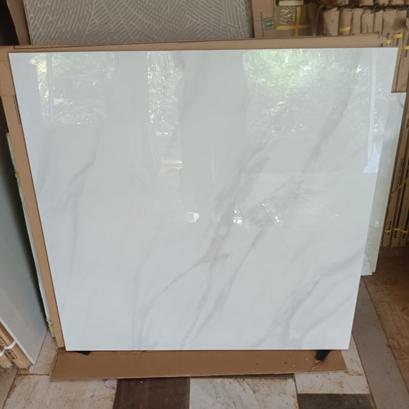 Granit lantai 80x80 indogres grigio carara