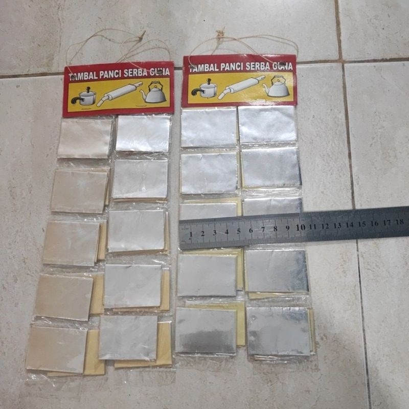 Tambal Panci Seng Bocor/Patri Panci Alumunium foil/Tambal Panci Talang