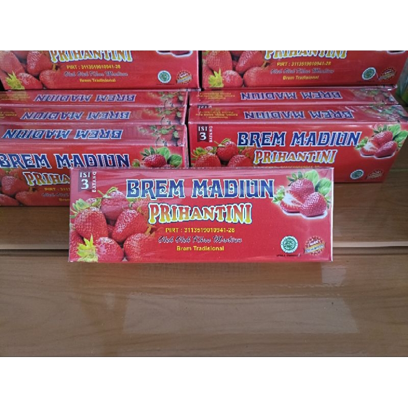 

Brem Madiun Prihantini Rasa Strawberry