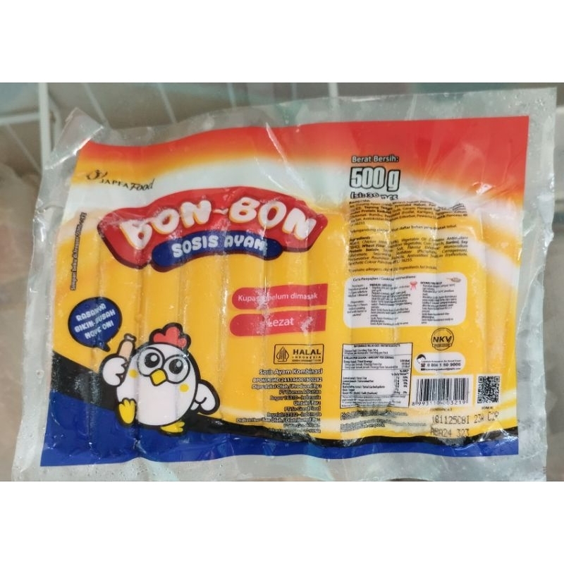 

Sosis Ayam Bon Bon 500gr | 30 pcs |